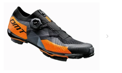 Велотуфли МТБ DMT KM1 Shoes (Черный-оранжевый, 40 EUR)