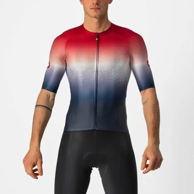 Майка кор.рукав Castelli Aero RACE 6.0 (414, M, Темно-синий/красный)