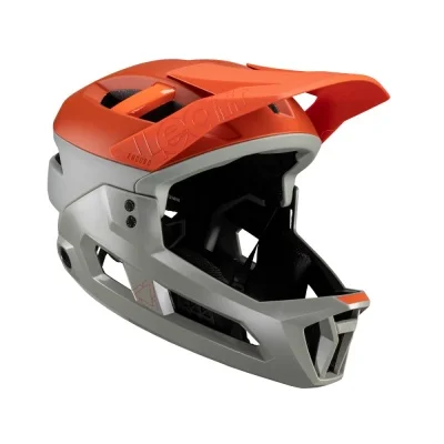 Велошлем Leatt MTB Enduro 3.0 Helmet (S, Серый-оранжевый 2025)