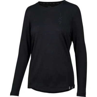 Джерси женское IXS Flow Merino LS (36, Черный)