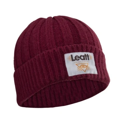 Шапка Leatt Team Beanie (One Size, Бордовый)