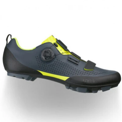Велотуфли Fizik MTB X5 TERRA (39, Серый/желтый)