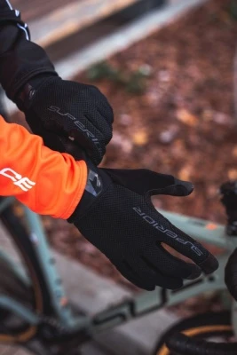 Велоперчатки Superior Race FF (XL, Черный) Велоперчатки Superior Race FF (XL, Черный)