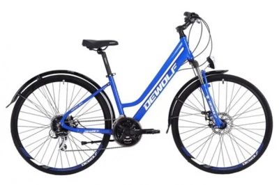 Велосипед DEWOLF ASPHALT 20 W (2021) (XS (150-165) Синий)