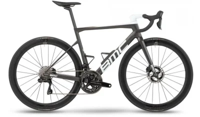 Велосипед BMC Teammachine SLR 01 FOUR FORCE AXS DISC REVOX (2023) (54, Черный/белый)