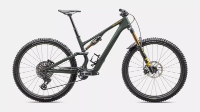 Велосипед Specialized Stumpjumper 15 Pro (2025) (Satin Green Tint / Gunmetal / Satin Metallic Sulphur S1)