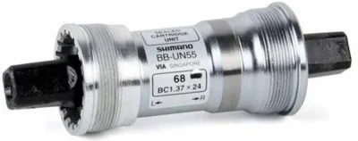 Каретка SHIMANO для велосипеда UN55, 68/127мм, с болтами