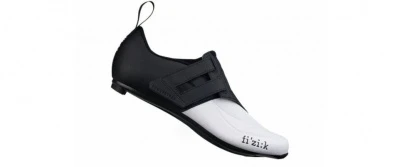 Велотуфли Fizik TRANSIRO R4 POWERSTRAP триатлон (38, Черный/белый)