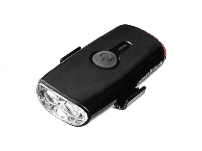 Фонарь TOPEAK HEADLUX DUAL USB RECHARGEABLE HELMET LIGHT FRONT:140 LMS/REAR:10 LMS (Черный)