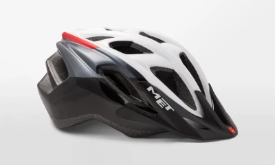 Велошлем Met Funandgo (2019) (S, Черный-белый)