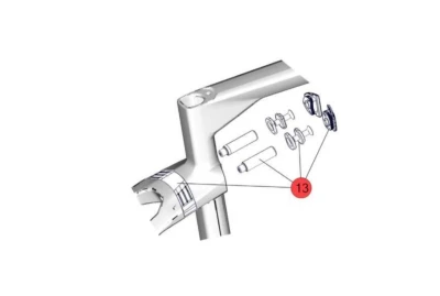 Резиновый бампер для рамы BMC URS01 (Черный)