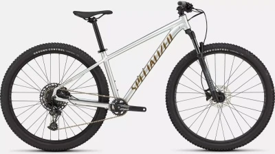Велосипед Specialized Rockhopper Expert (2025) (Gloss Silver Dust / Satin Burnt Gold Metallic XS)
