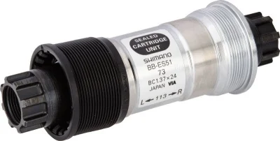 Каретка SHIMANO велосипедная ES51, 73/113, Octalink, без болтов