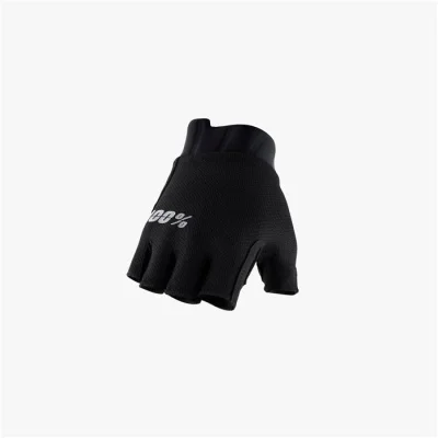Перчатки 100% Exceeda Gel Short Finger Glove 2021 (S Черный)