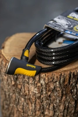 Велозамок тросовый OnGuard Akita (Черный, 120см x 12мм)