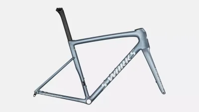Рама Specialized S-Works Tarmac SL8 (2025) (61, Gloss Glacial Metallic / Red To Gold Pearl / White)