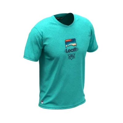 Велоджерси подростковая Leatt MTB All Mountain 2.0 Junior Jersey (2024) (L, Голубой)