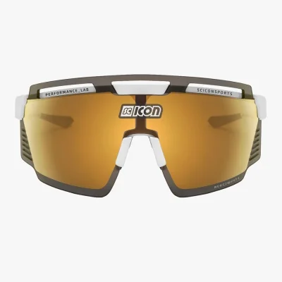 Очки Scicon Aerowatt White Multimirror Bronze + Rain Clear