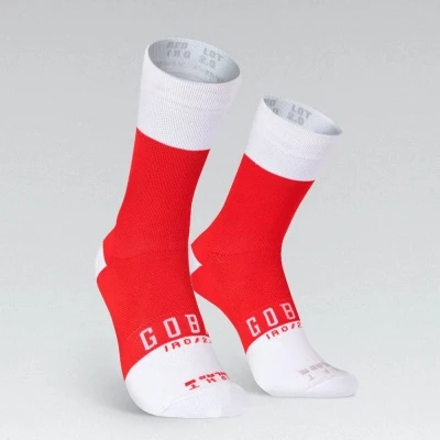 Носки Gobik IRO 2.0 RED LOT (S/M, Красный/белый)